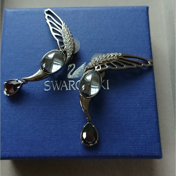 Swarovski Wings Clip On earrings - Picture 1 of 8